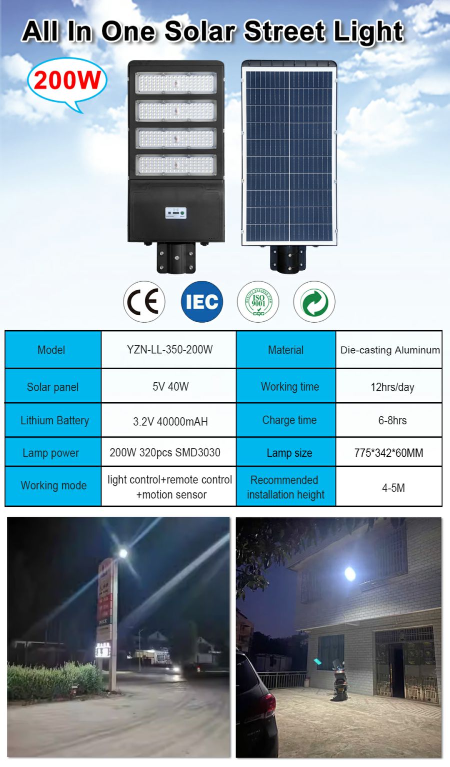 YZY-LL-350 Integrated