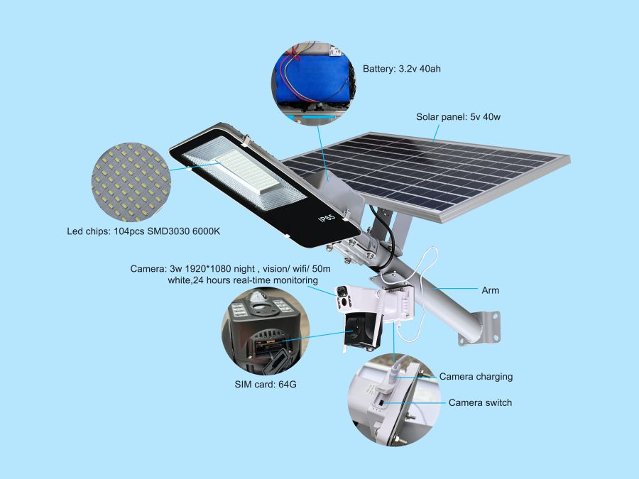 007監(jiān)控路燈